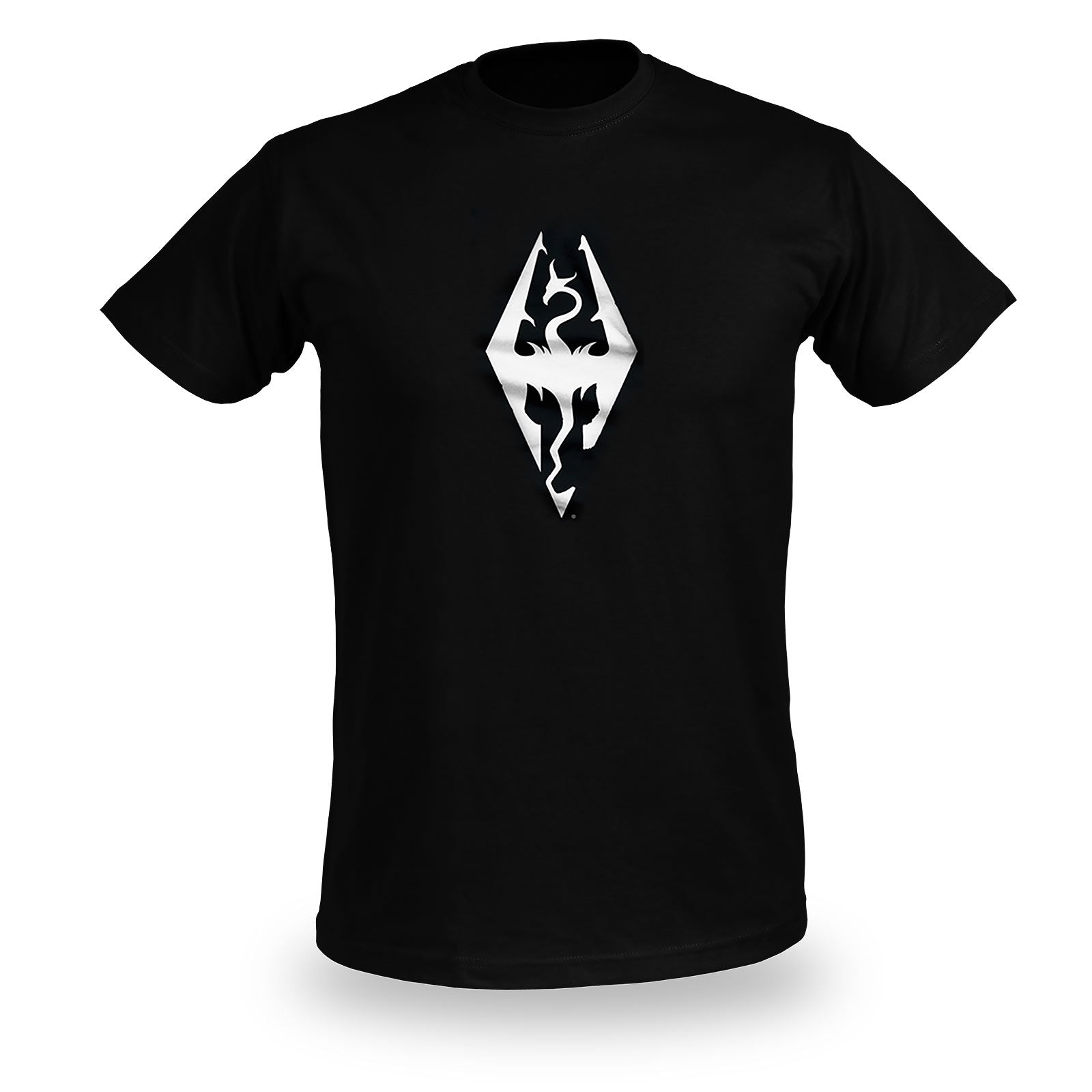 Imagen del producto Skyrim - Camiseta negra con símbolo de dragón