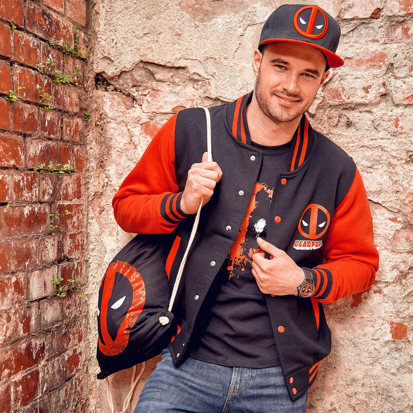 Imagen del producto Deadpool - Chaqueta universitaria con logo