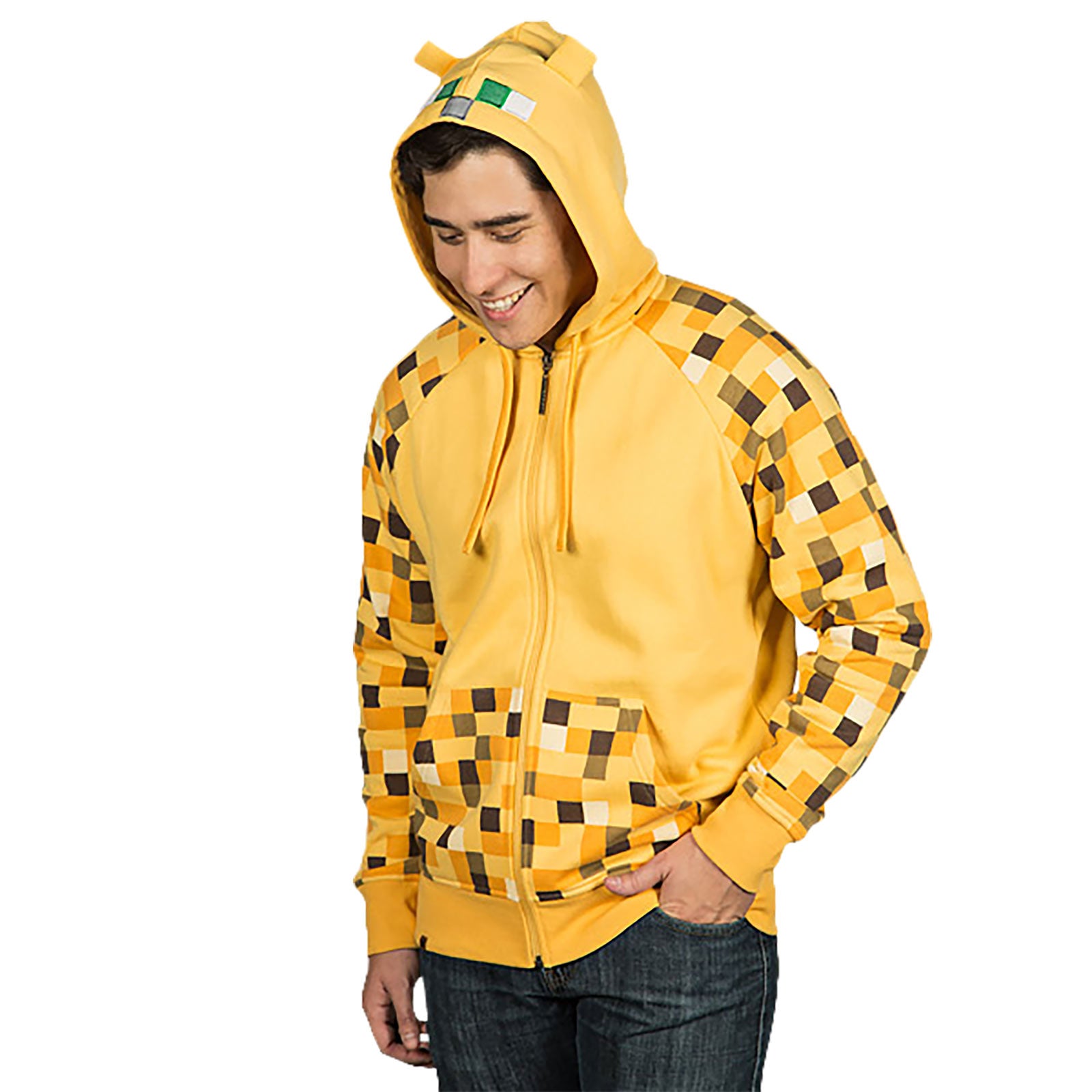 Product image Minecraft - Ocelot Hoodie yellow