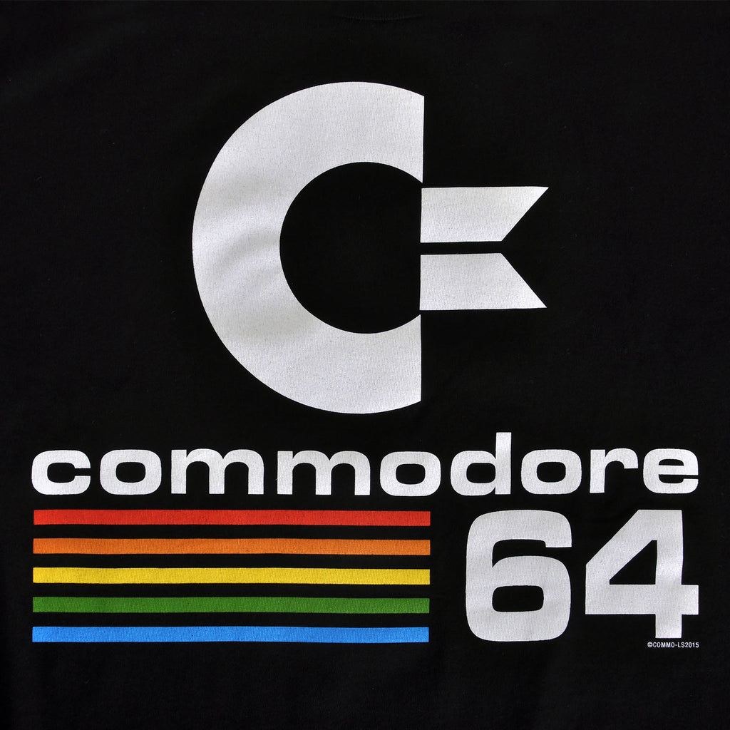 Imagen del producto Commodore 64 - Camiseta con logo negra