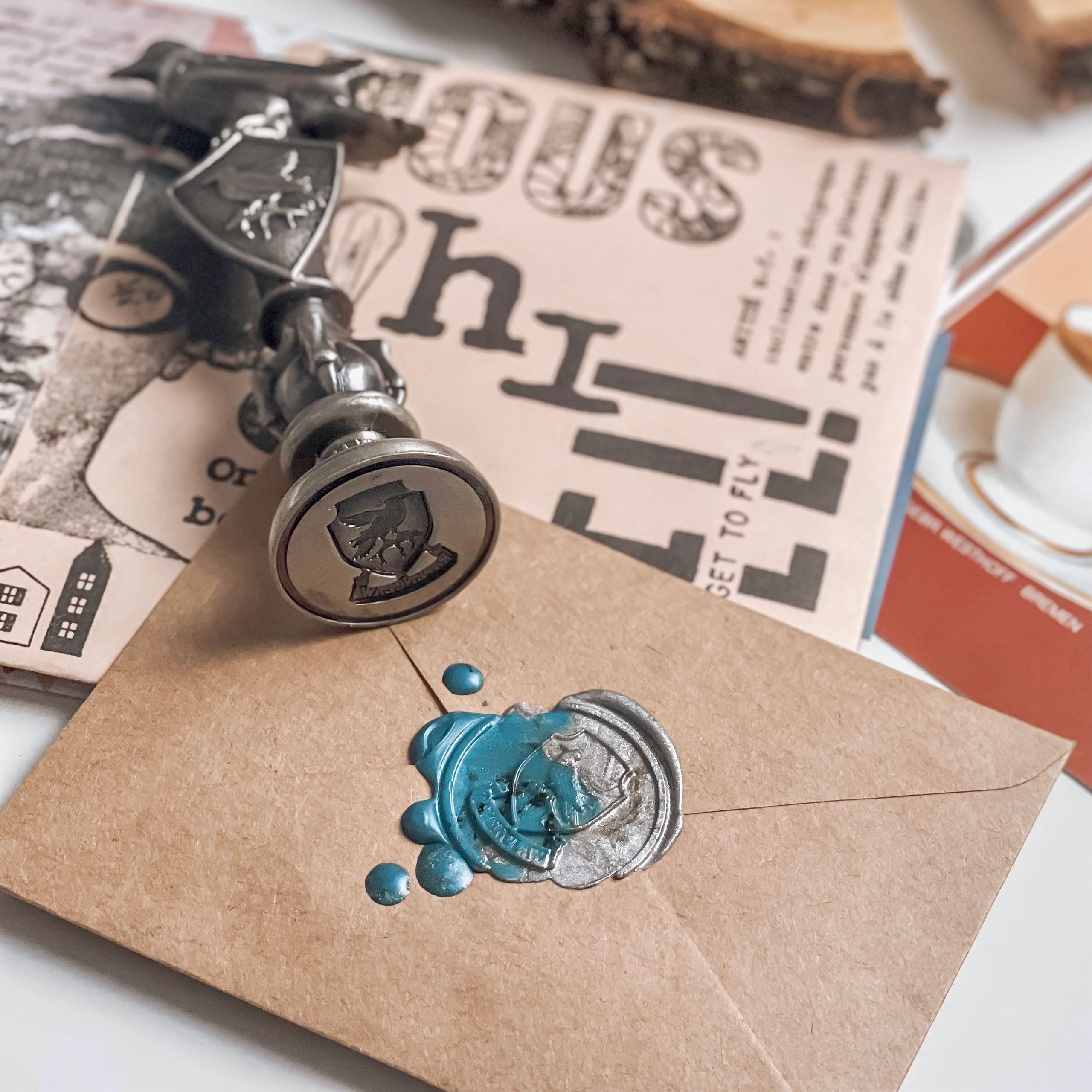Imagen del producto Harry Potter - Sello de Ravenclaw con cera