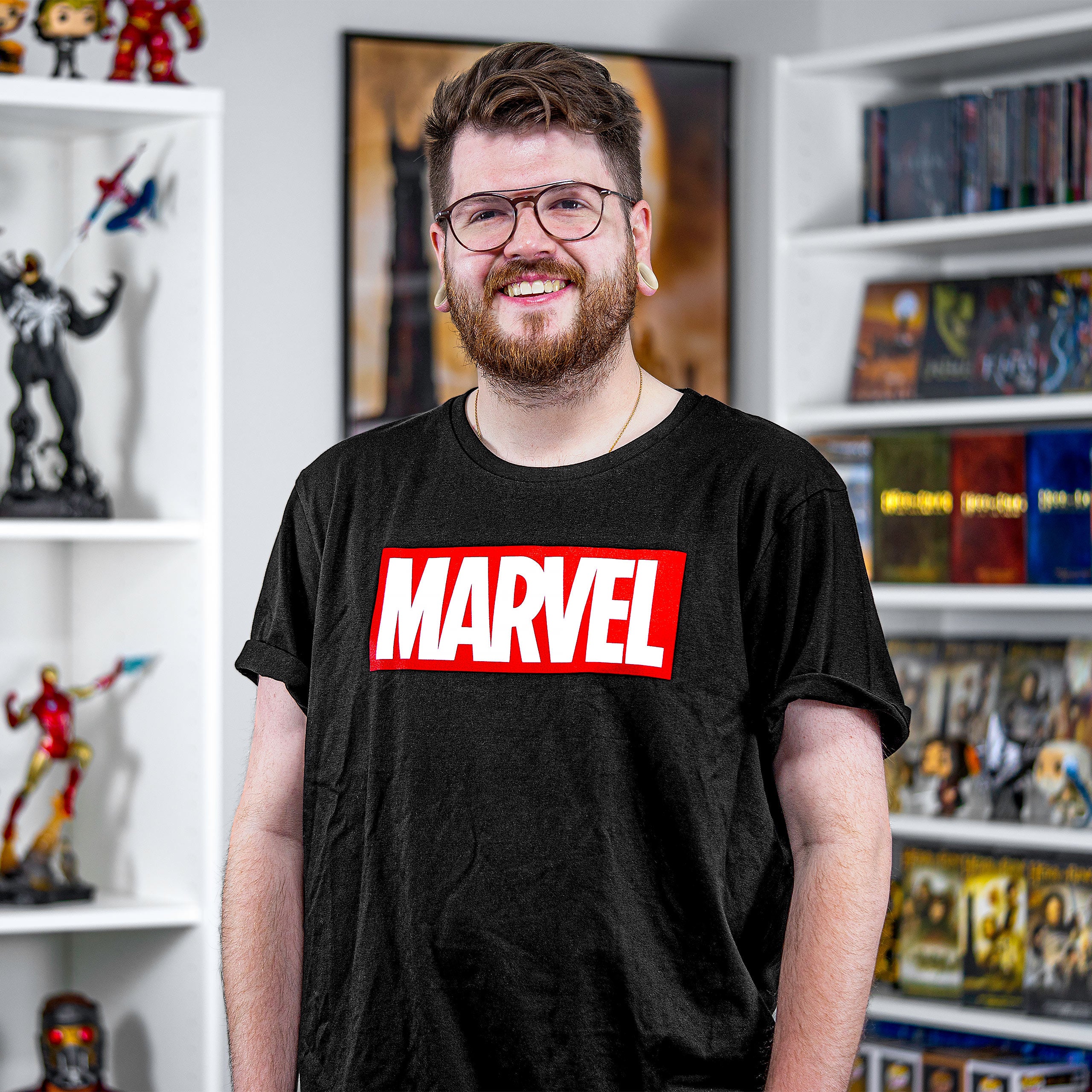 Imagen del producto Marvel - Camiseta Logo negra