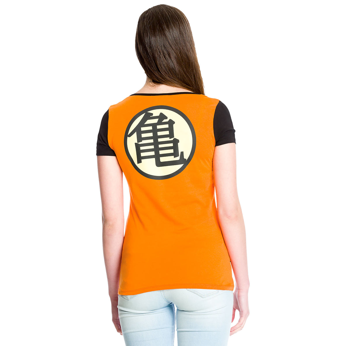 Imagen del producto Dragon Ball - Camiseta de chica con símbolo Kame naranja