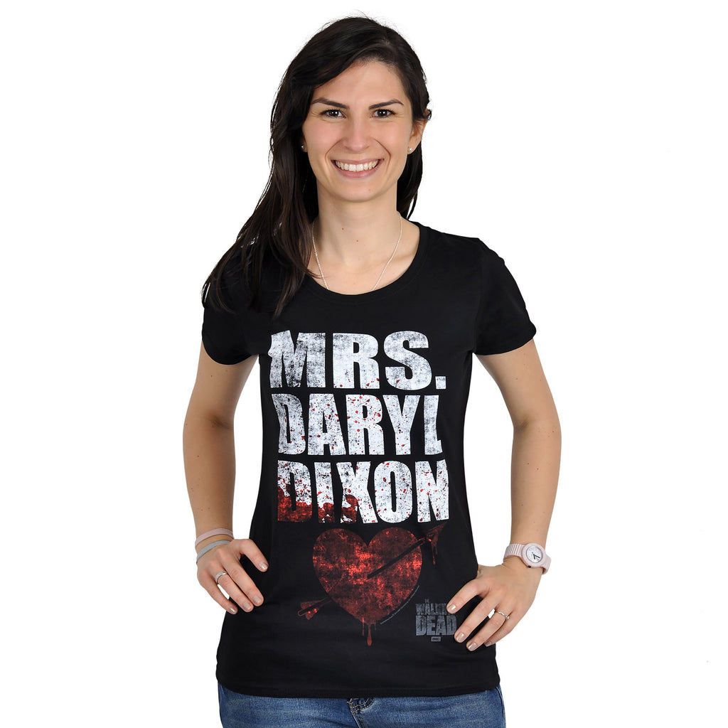 Imagen del producto Walking Dead - Camiseta de chica Mrs. Dixon negra