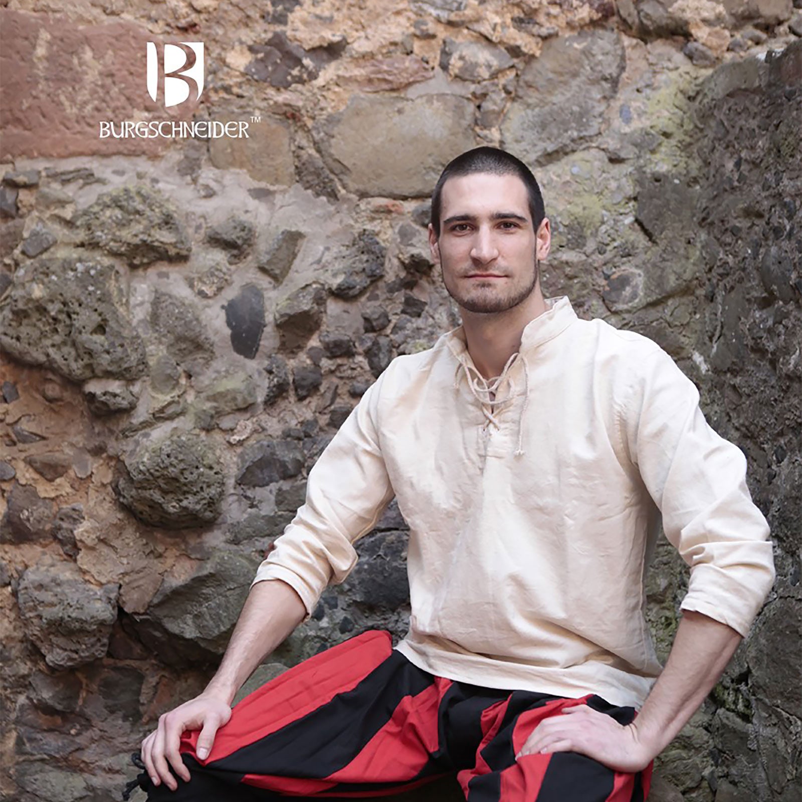 Imagen del producto Camisa medieval Tristan natural