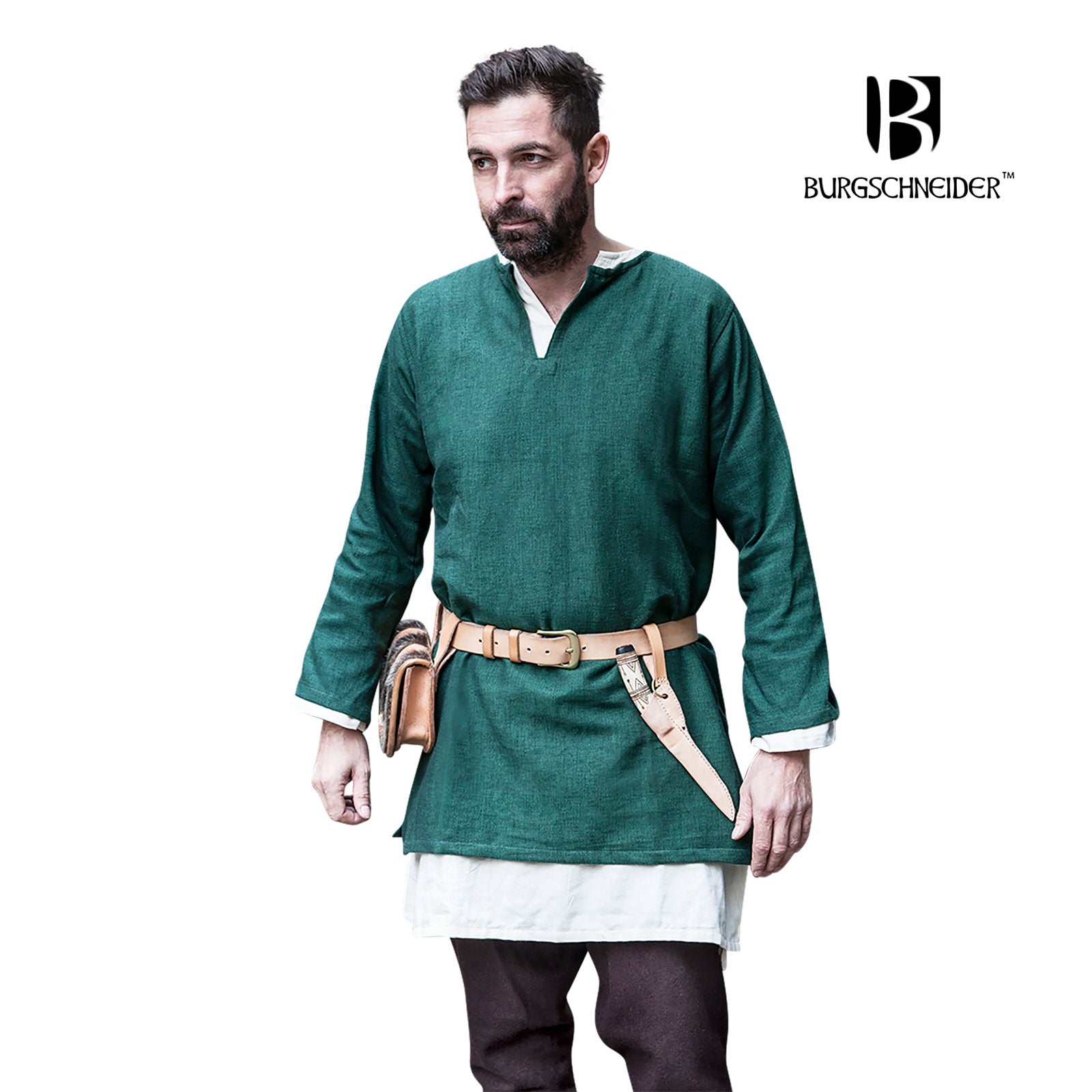 Imagen del producto Túnica corta medieval Erik verde