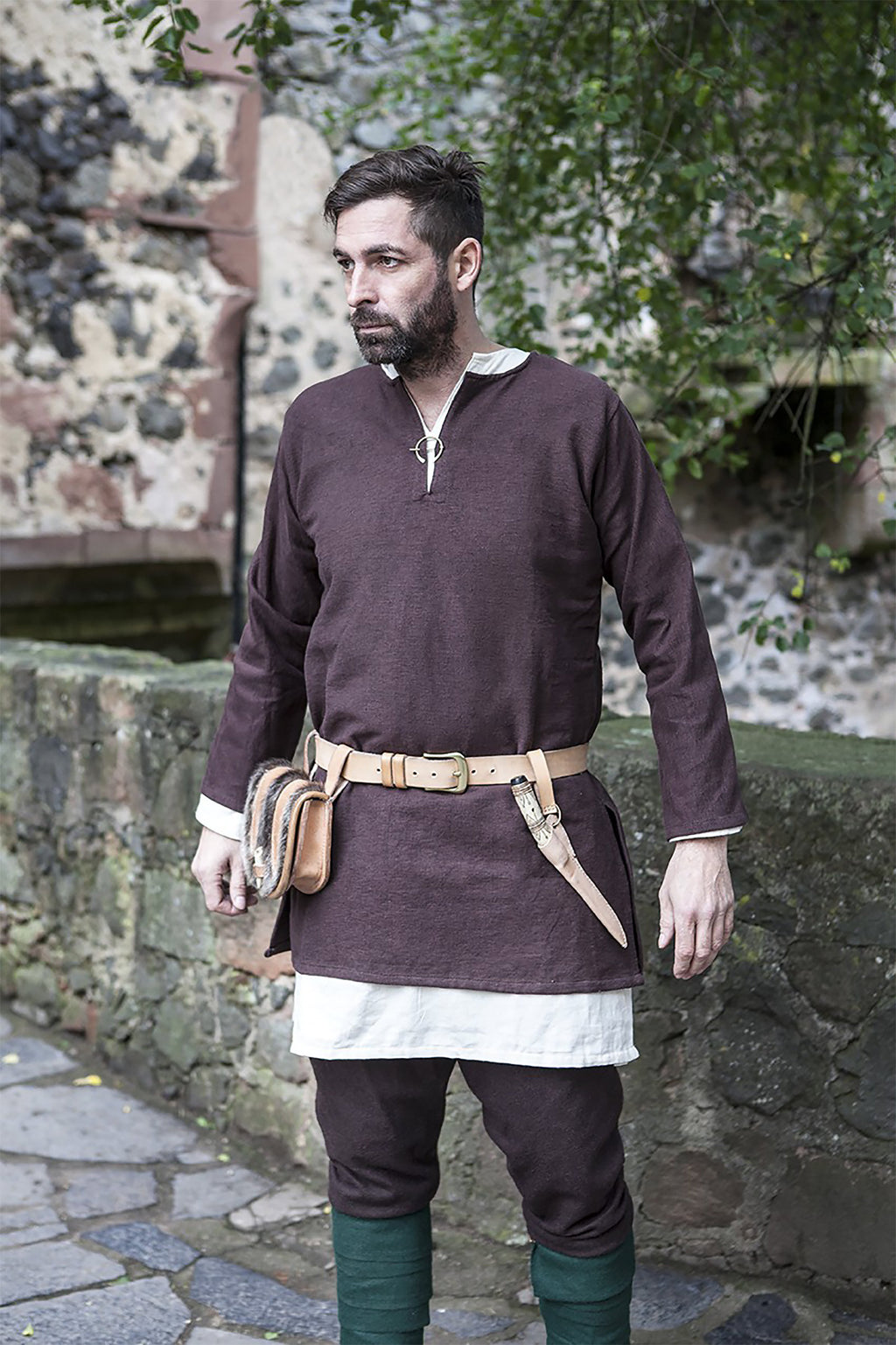 Imagen del producto Túnica corta medieval Erik marrón