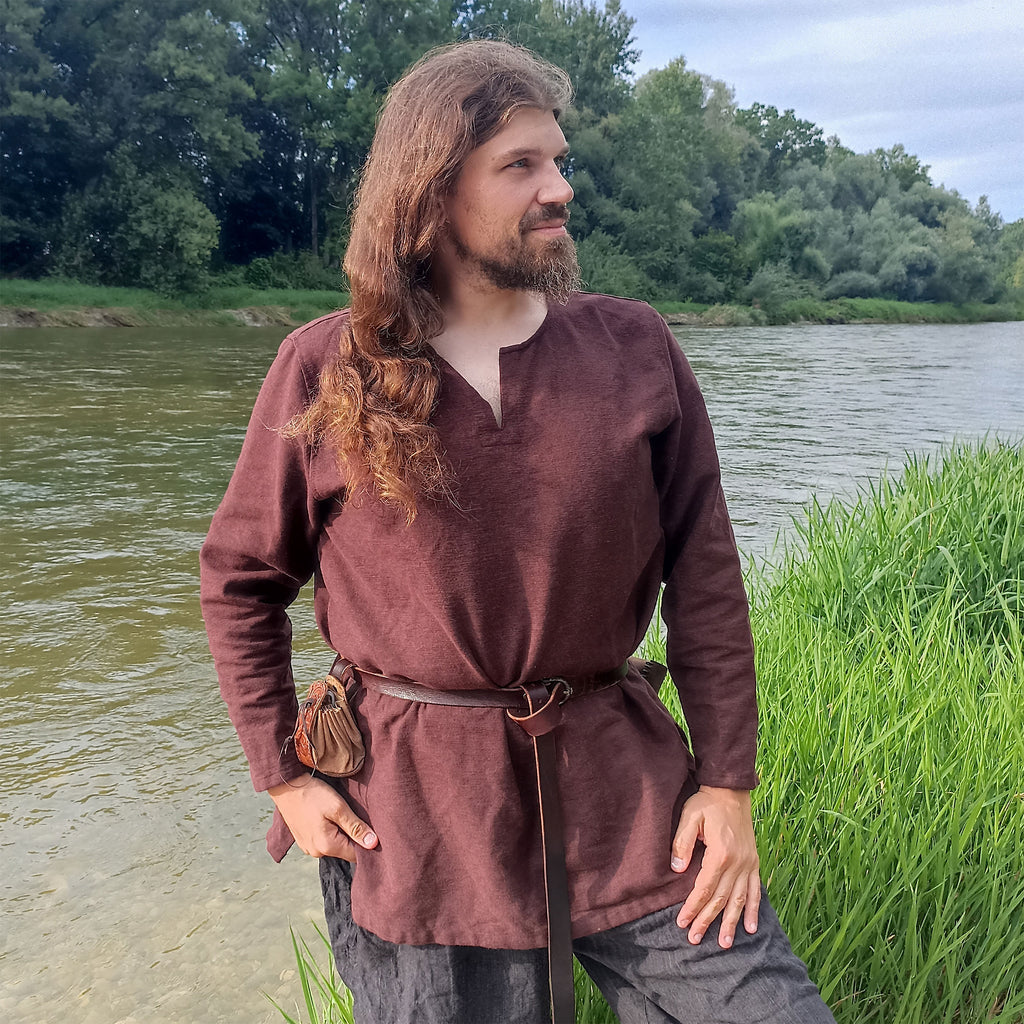 Imagen del producto Túnica corta medieval Erik marrón
