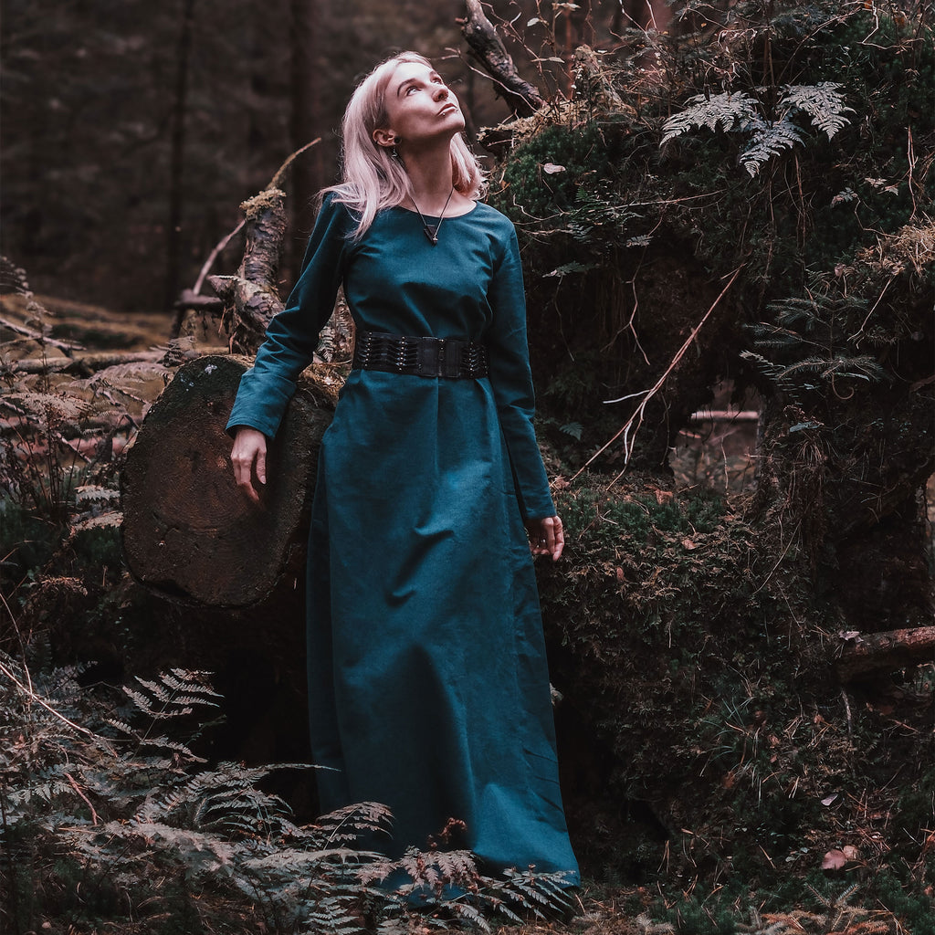 Imagen del producto Vestido medieval inferior Freya verde