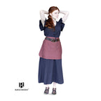 Imagen del producto Vestido medieval Agga con delantal negro