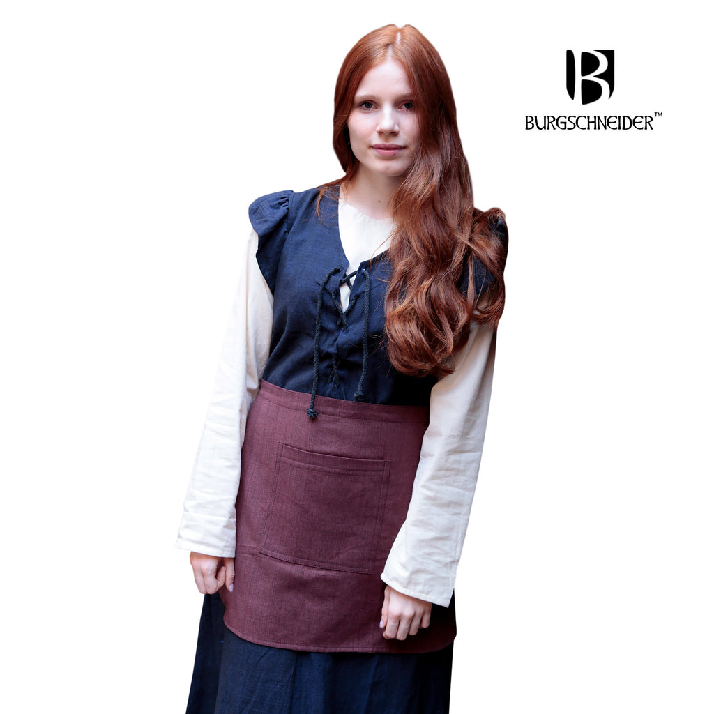 Imagen del producto Vestido medieval Agga con delantal azul