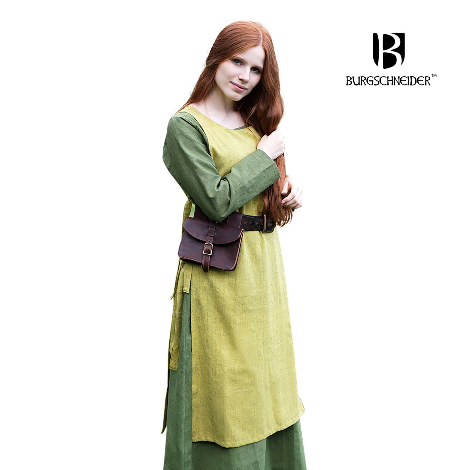 Imagen del producto Vestido medieval Haithabu amarillo azafrán