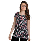 Imagen del producto Arielle - Camiseta de chica con estampado completo y corte holgado