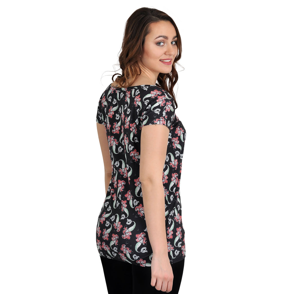 Imagen del producto Arielle - Camiseta de chica con estampado completo y corte holgado