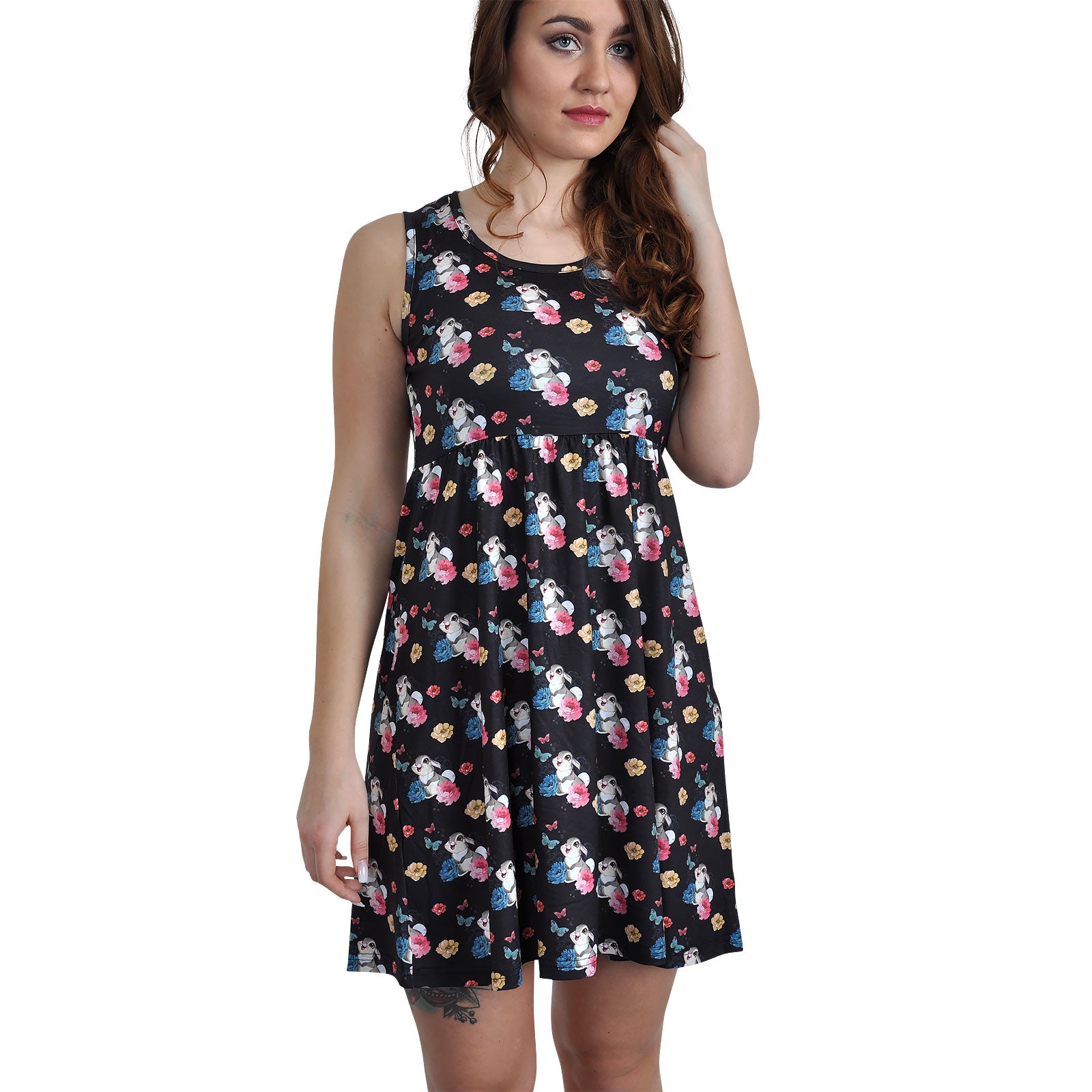 Imagen del producto Bambi - Klopfer Flower Power Vestido mini negro