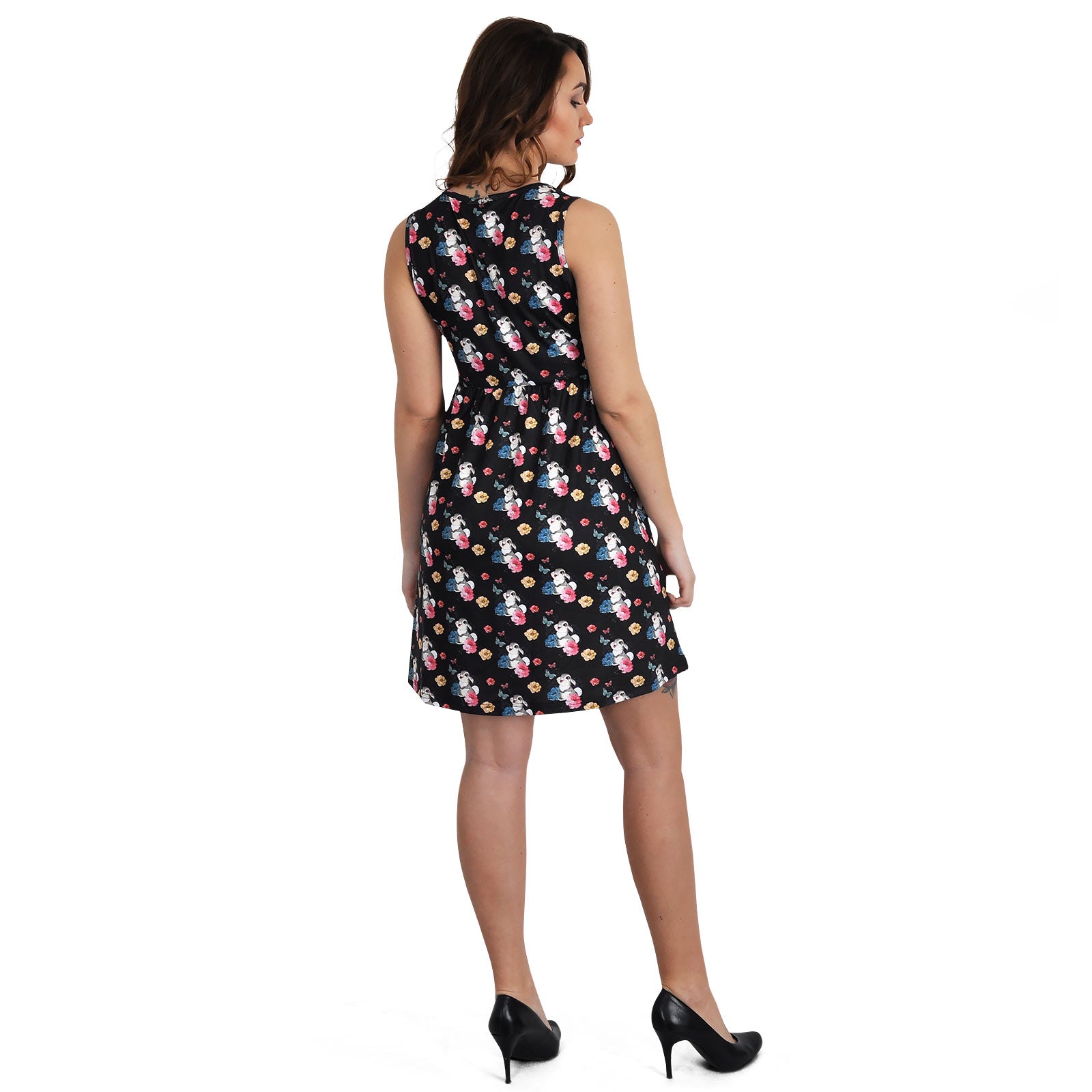 Imagen del producto Bambi - Klopfer Flower Power Vestido mini negro
