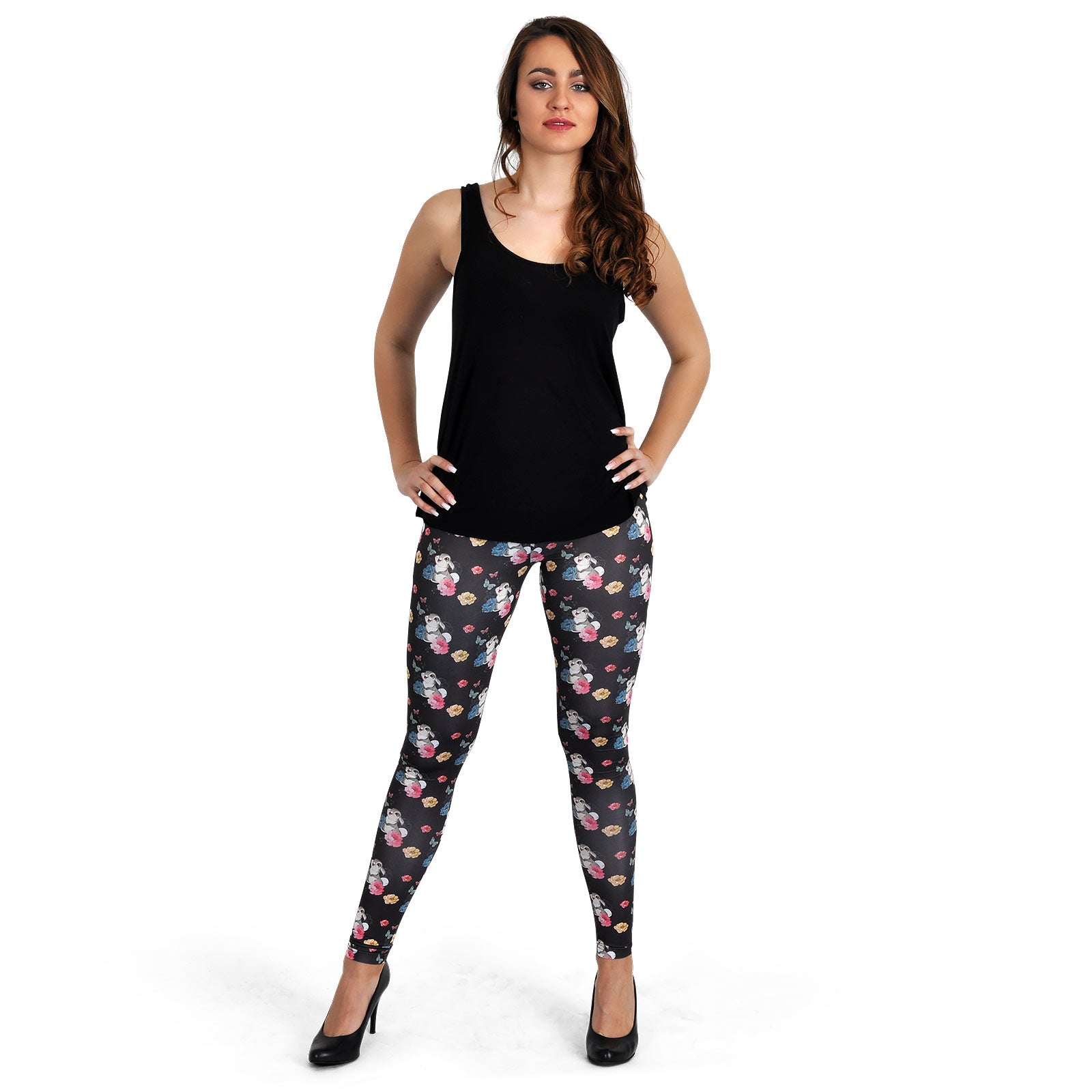 Imagen del producto Bambi - Leggings Flower Power de Tambor negro