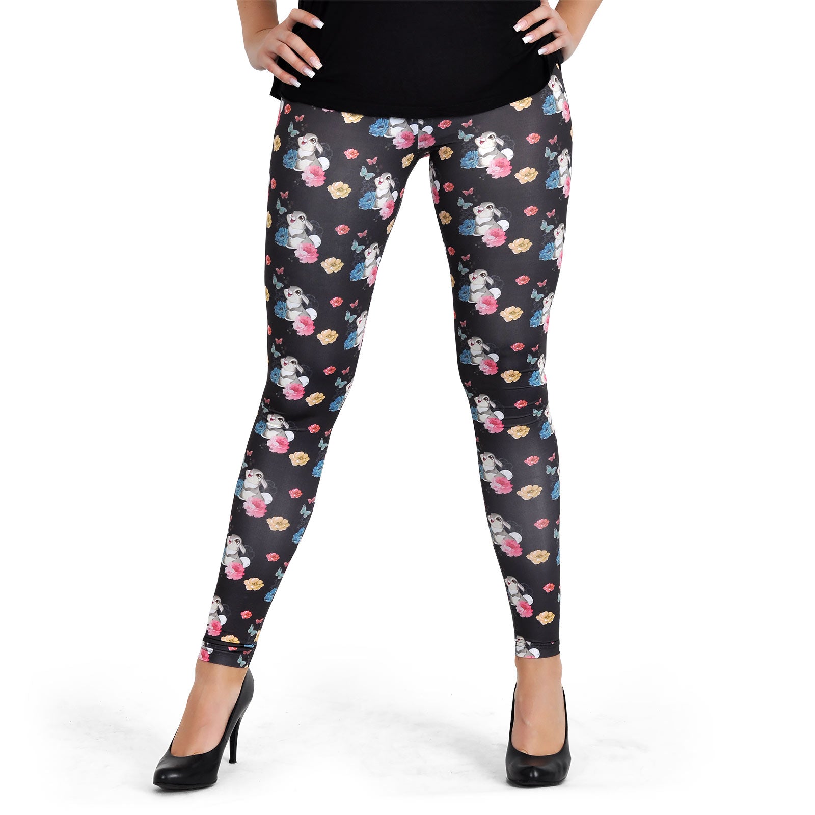 Imagen del producto Bambi - Leggings Flower Power de Tambor negro