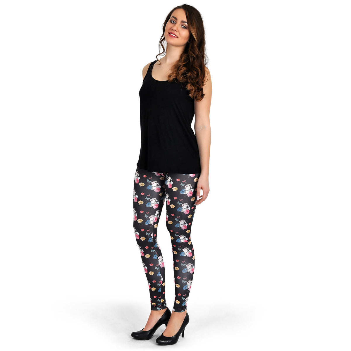Imagen del producto Bambi - Leggings Flower Power de Tambor negro