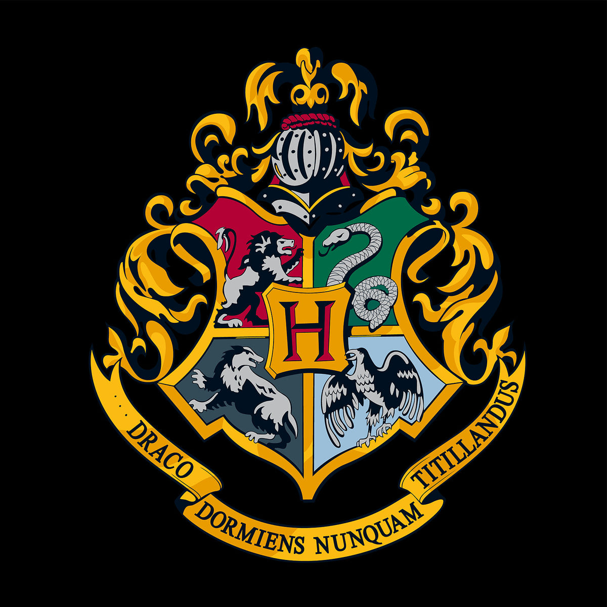 Imagen del producto Harry Potter - Sudadera con capucha de Hogwarts negra