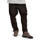 Imagen del producto Pantalones Bertram para hombres con cordones en la parte inferior de la pierna marrón