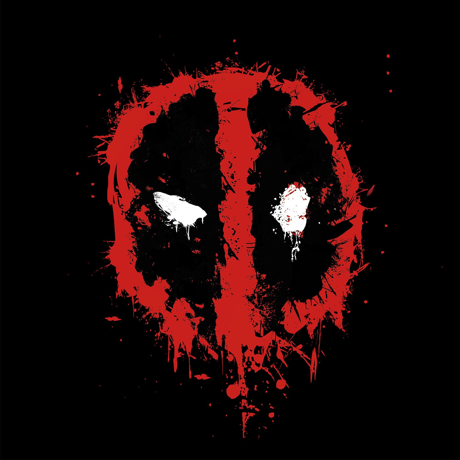 Imagen del producto Deadpool - Camiseta Splatter negra