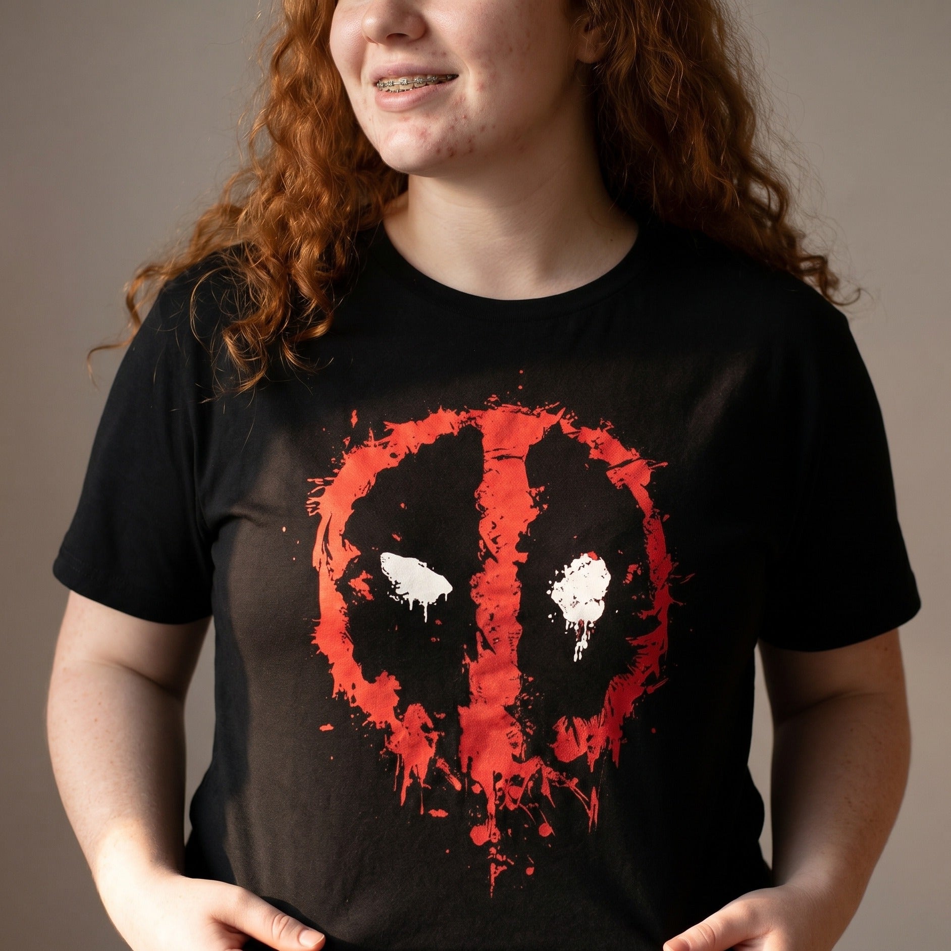 Imagen del producto Deadpool - Camiseta Splatter negra