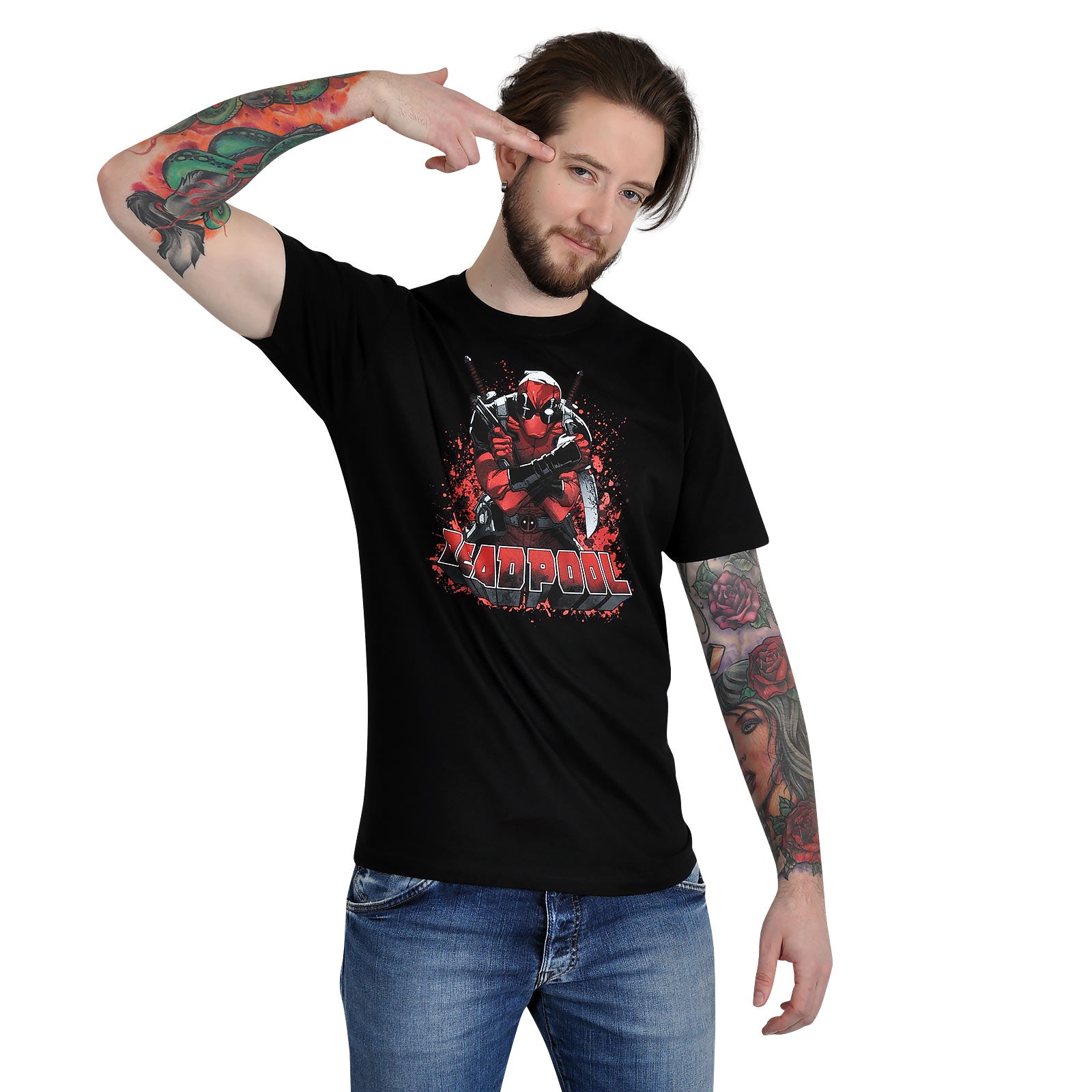 Imagen del producto Deadpool - Camiseta negra Great Ass