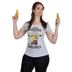 Imagen del producto Minions - Camiseta de chica Powered By Bananas gris