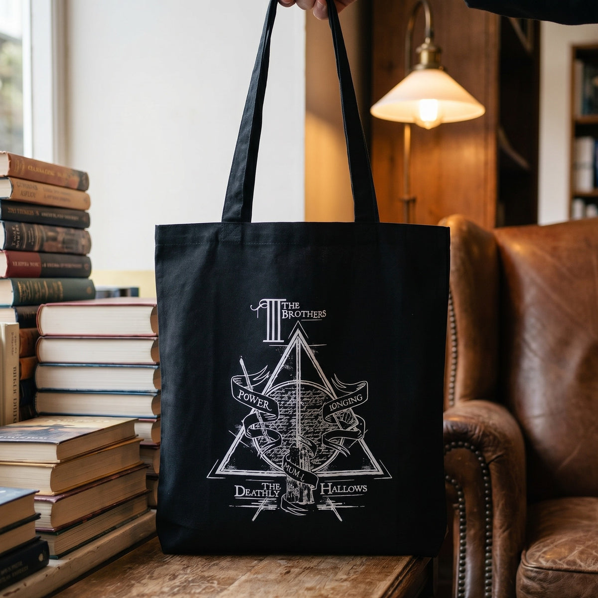 Imagen del producto Harry Potter - Bolsa de yute de Los Tres Hermanos