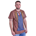 Imagen del producto Doctor Who - Camiseta del 10º Doctor marrón