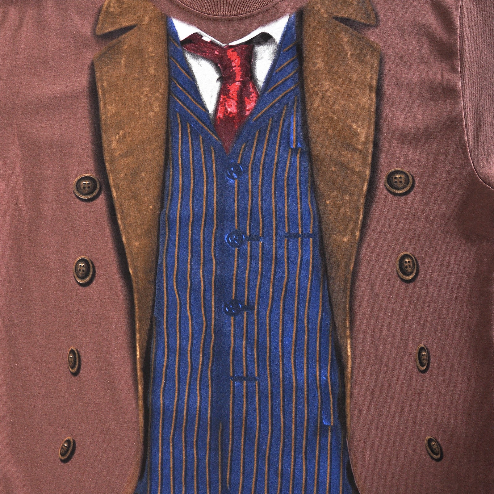 Imagen del producto Doctor Who - Camiseta del 10º Doctor marrón