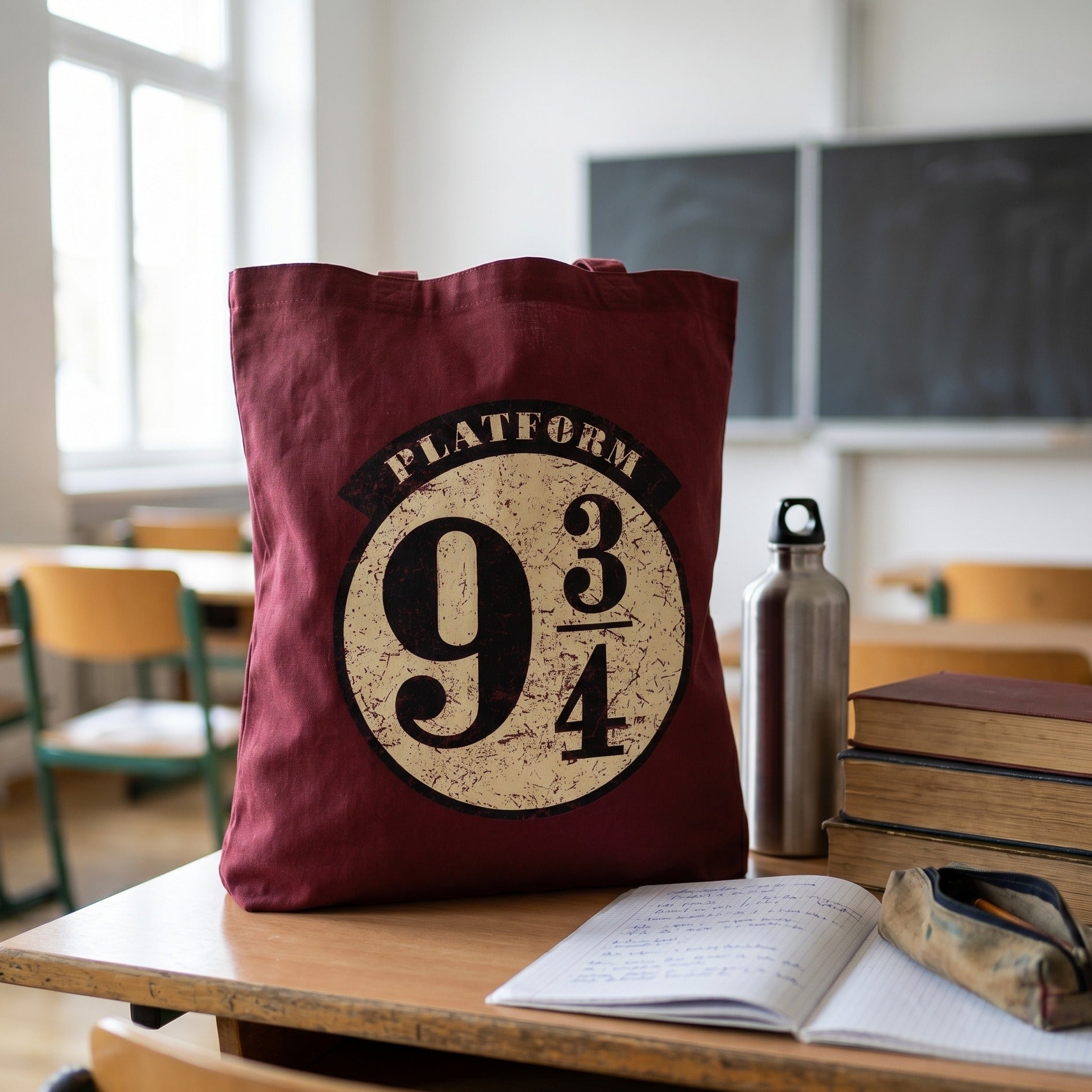 Imagen del producto Harry Potter - Bolsa de yute 9 3/4 roja