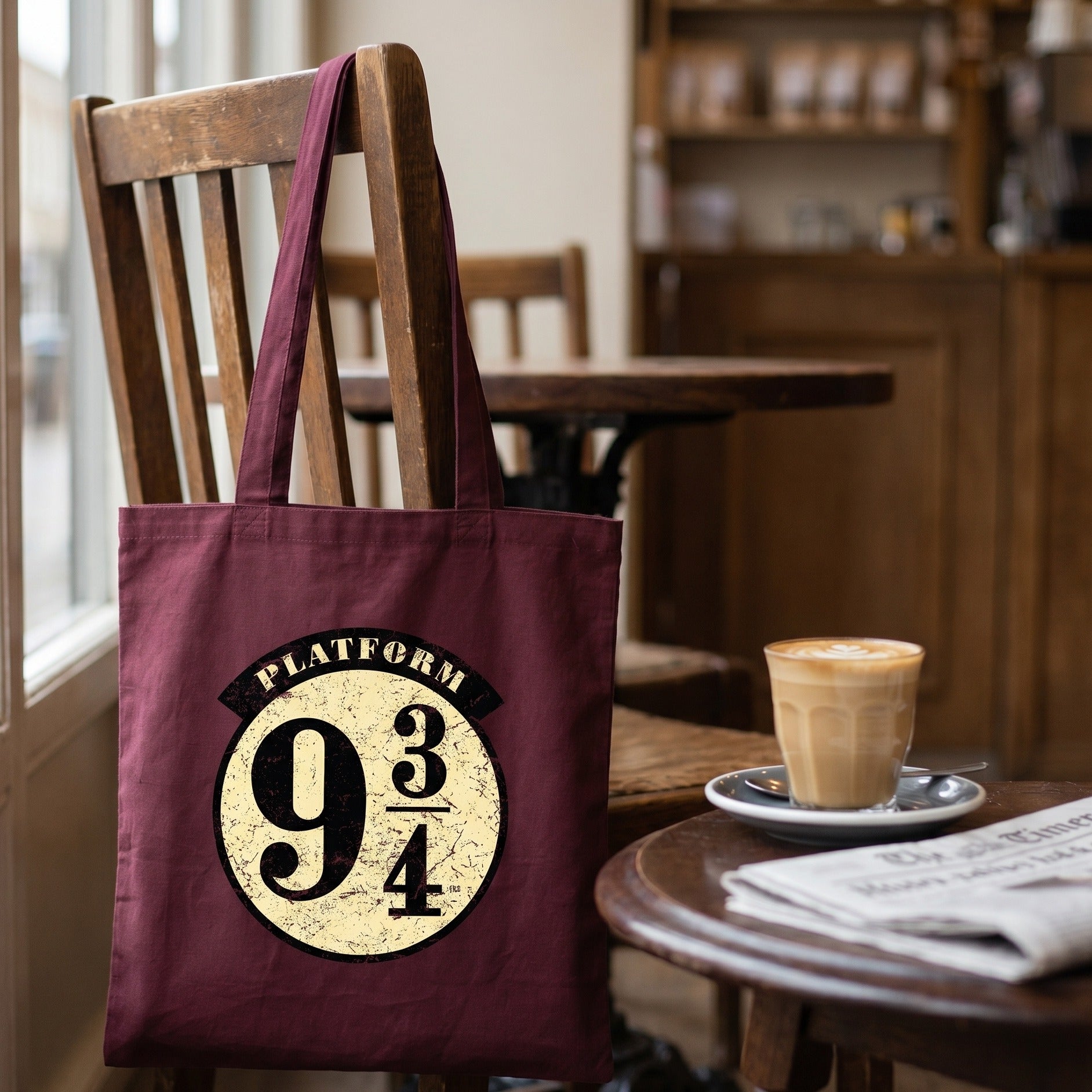 Imagen del producto Harry Potter - Bolsa de yute 9 3/4 roja
