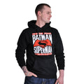 Imagen del producto Batman v Superman - Sudadera con capucha de héroes negra