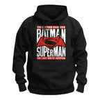 Imagen del producto Batman v Superman - Sudadera con capucha de héroes negra