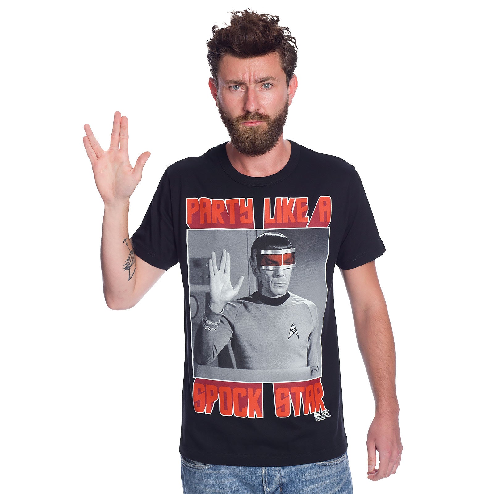 Imagen del producto Star Trek - Camiseta negra de Spock Star