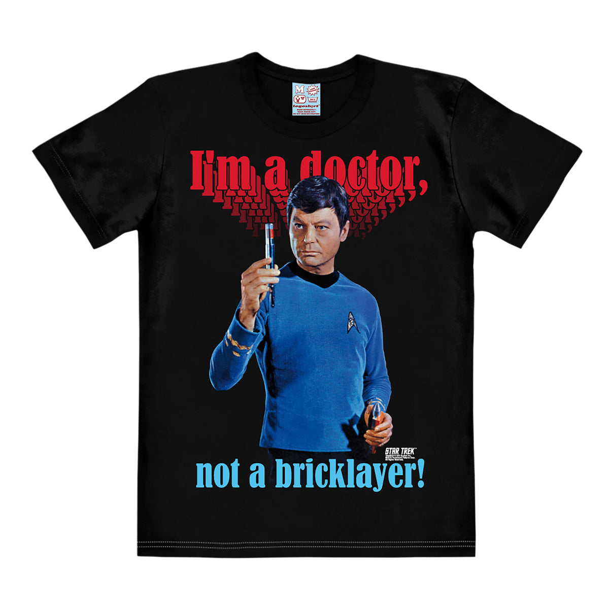 Imagen del producto Star Trek - Camiseta de albañil McCoy negra