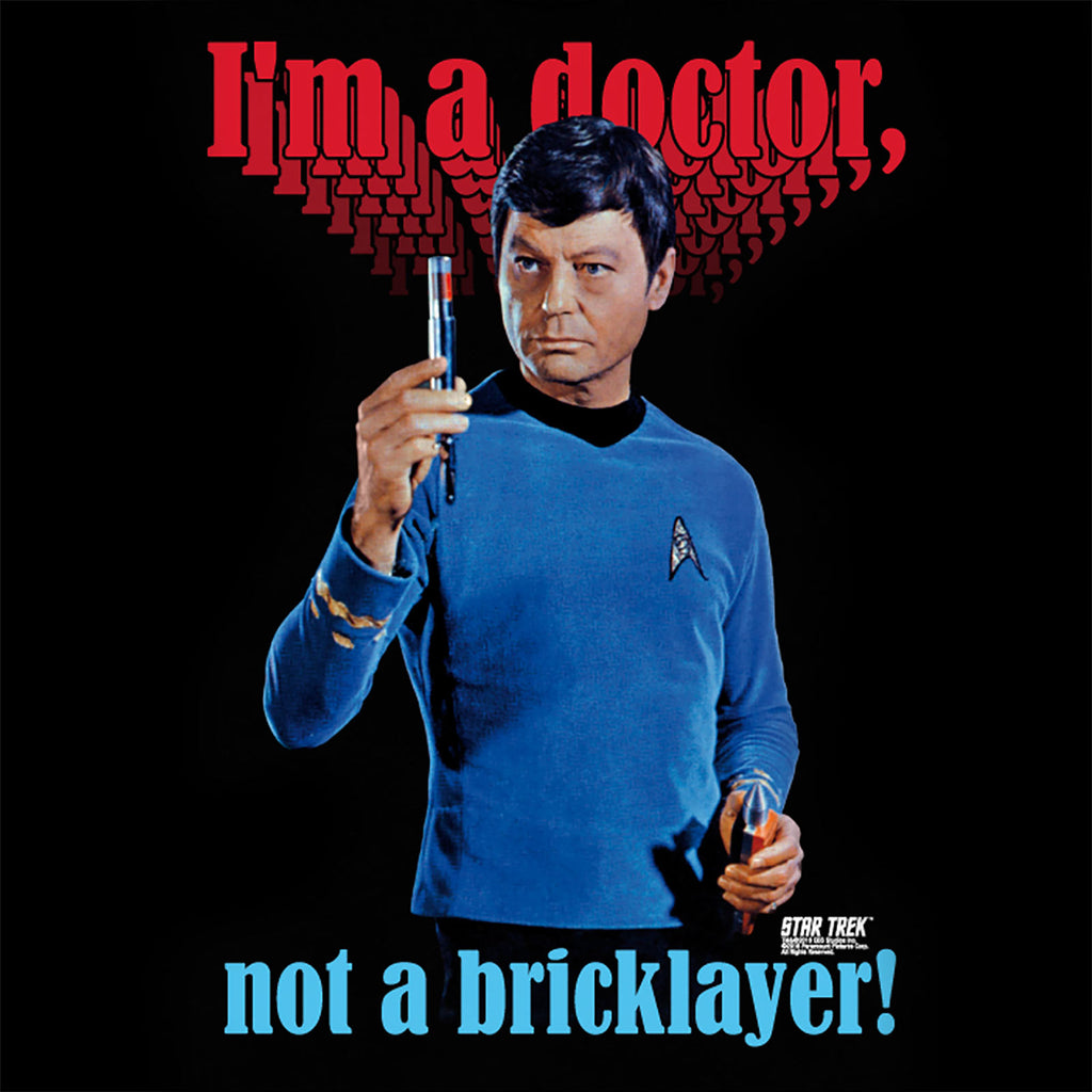 Imagen del producto Star Trek - Camiseta de albañil McCoy negra