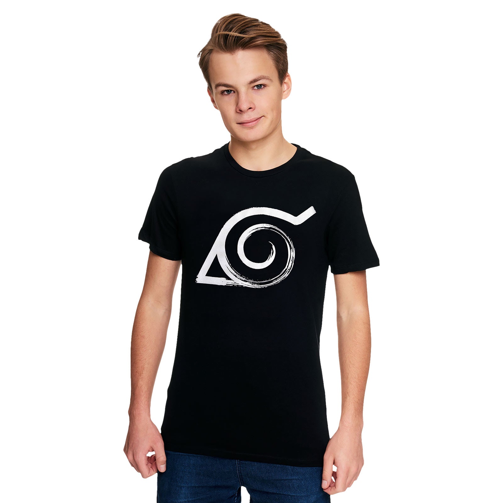 Imagen del producto Naruto - Camiseta Konoha negra