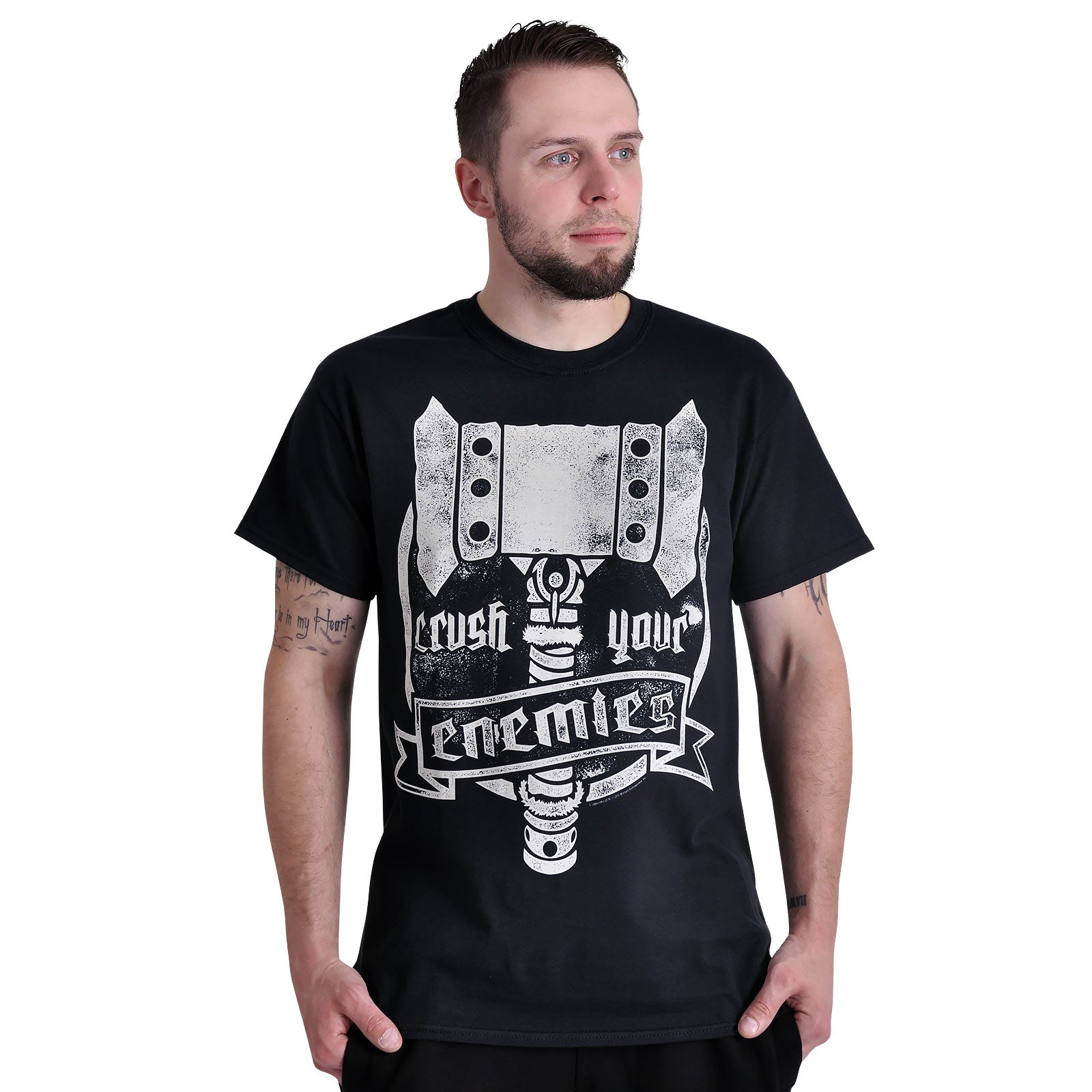 Imagen del producto Warcraft - Camiseta negra Crush Your Enemies