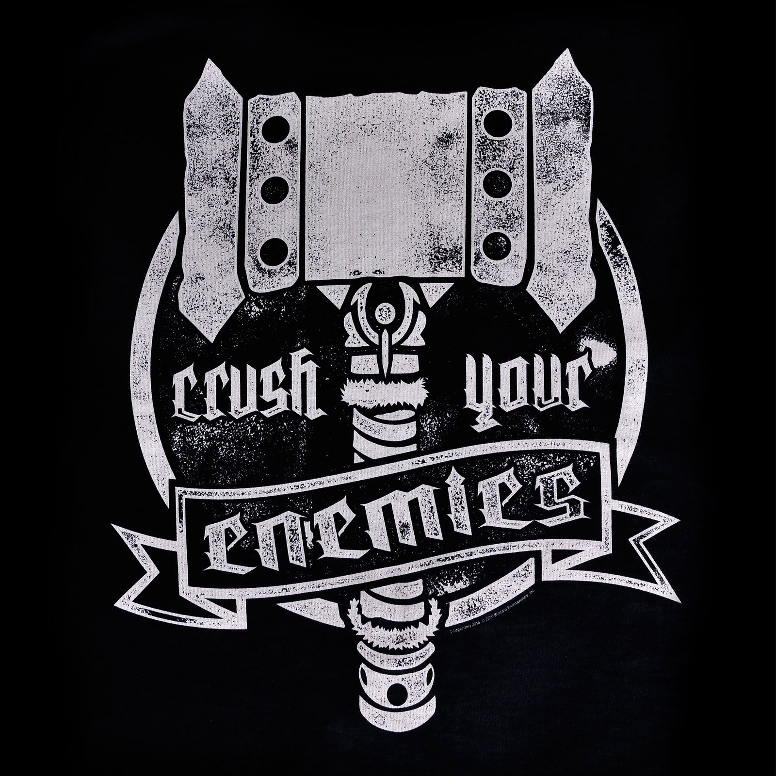 Imagen del producto Warcraft - Camiseta negra Crush Your Enemies