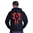 Imagen del producto Warcraft - Chaqueta con capucha negra con logo de la Horda