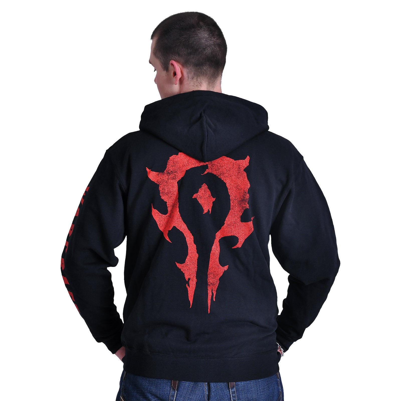 Imagen del producto Warcraft - Chaqueta con capucha negra con logo de la Horda