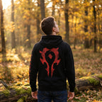 Imagen del producto Warcraft - Chaqueta con capucha negra con logo de la Horda