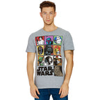 Imagen del producto Star Wars - Camiseta de personajes gris