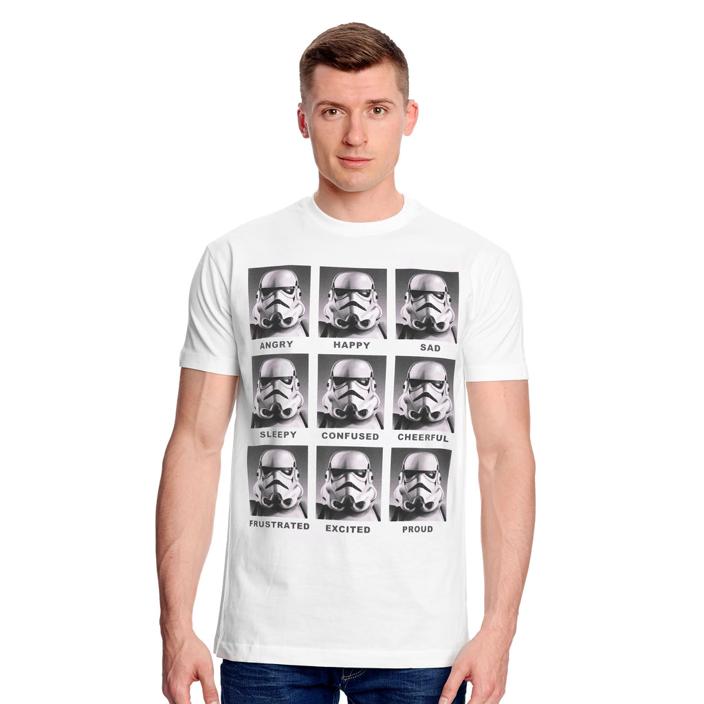 Imagen del producto Star Wars - Camiseta Multicara de Stormtrooper blanca