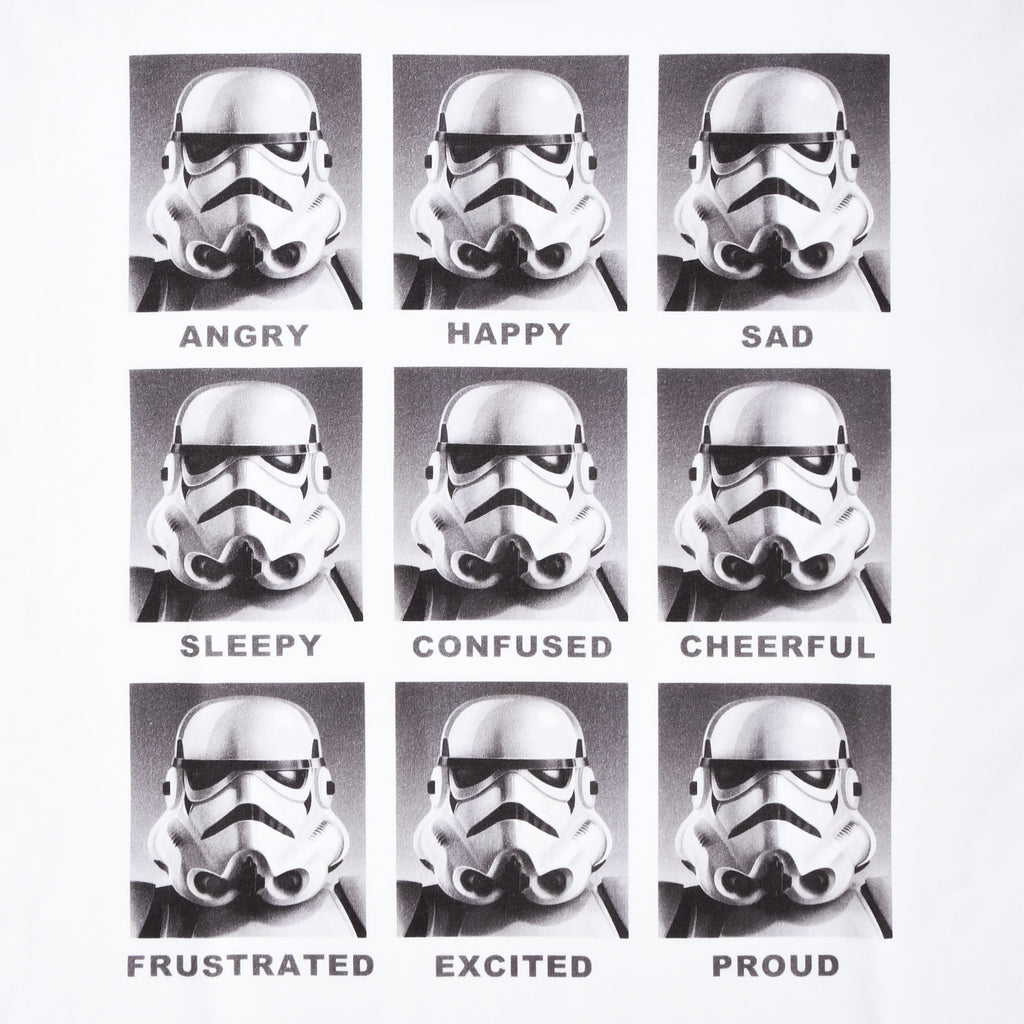 Imagen del producto Star Wars - Camiseta Multicara de Stormtrooper blanca