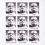 Imagen del producto Star Wars - Camiseta Multicara de Stormtrooper blanca