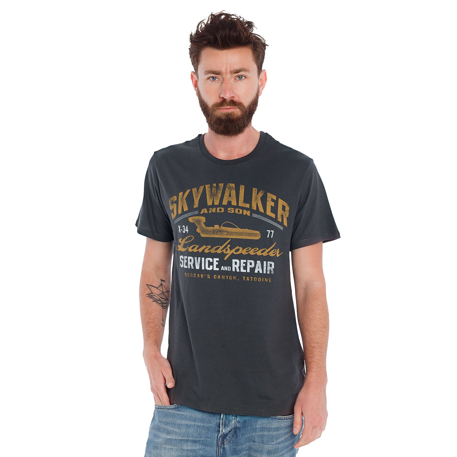 Imagen del producto Star Wars - Camiseta Landspeeder gris